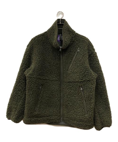 THE NORTHFACE PURPLELABEL（ザ・ノースフェイス パープルレーベル）THE NORTHFACE PURPLELABEL (ザ・ノースフェイス パープルレーベル) WOOL BOA FLEECE FIELD JACKET グリーン サイズ:Mの古着・服飾アイテム