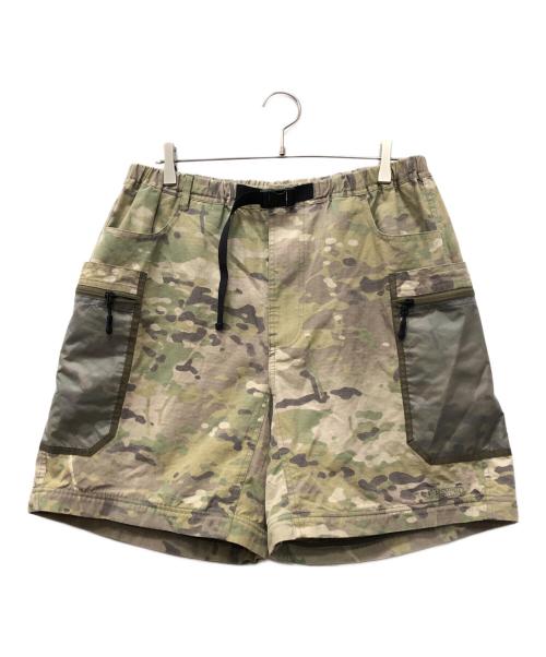 GRIP SWANY（グリップスワニー）GRIP SWANY (グリップスワニー) カモフラギアショーツ ベージュ×カーキ サイズ:Lの古着・服飾アイテム