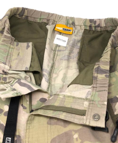 GRIP SWANY（グリップスワニー）GRIP SWANY (グリップスワニー) カモフラギアショーツ ベージュ×カーキ サイズ:Lの古着・服飾アイテム