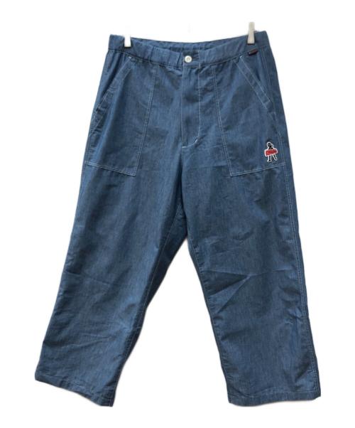 Hysteric Glamour（ヒステリックグラマー）Hysteric Glamour (ヒステリックグラマー) ワッペンイージーロングパンツ ブルー サイズ:Mの古着・服飾アイテム