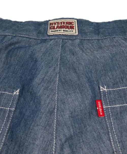 Hysteric Glamour（ヒステリックグラマー）Hysteric Glamour (ヒステリックグラマー) ワッペンイージーロングパンツ ブルー サイズ:Mの古着・服飾アイテム