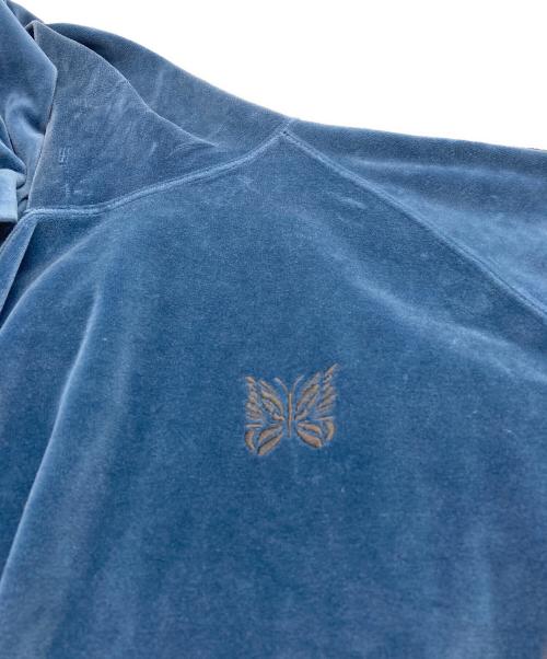 Needles（ニードルズ）Needles (ニードルズ) ベロア トラックフーディー ブルー サイズ:Lの古着・服飾アイテム