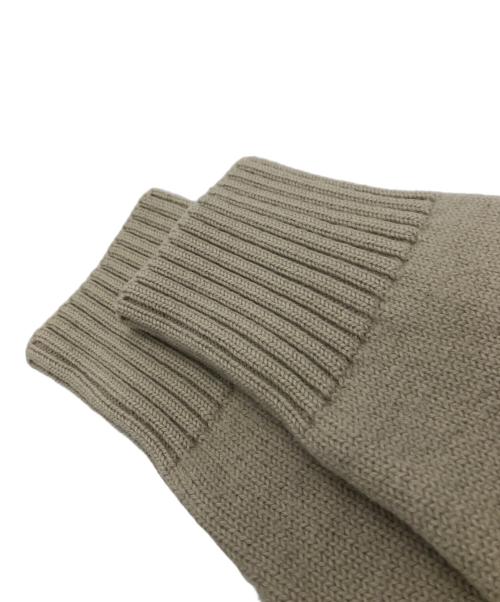 AMI PARIS（アミ パリス）AMI PARIS (アミ パリ) ハートロゴクルーネックセーター ベージュ サイズ:Sの古着・服飾アイテム