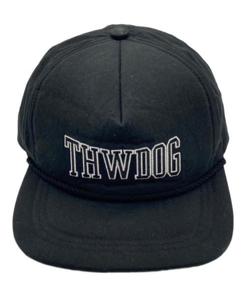 THE H.W.DOG&CO.（エイチダブリュードッグアンドコー）THE H.W.DOG&CO. (エイチダブリュードッグアンドコー) ロゴキャップ ブラック サイズ:下記参照の古着・服飾アイテム