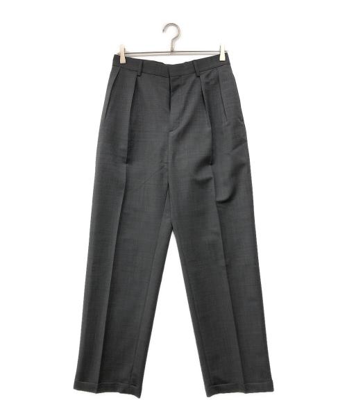 Acne studios（アクネ ストゥディオス）ACNE STUDIOS (アクネ ストゥディオス) プリーツ トラウザーズ グレー サイズ:44の古着・服飾アイテム