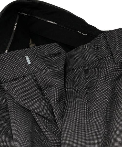 Acne studios（アクネ ストゥディオス）ACNE STUDIOS (アクネ ストゥディオス) プリーツ トラウザーズ グレー サイズ:44の古着・服飾アイテム
