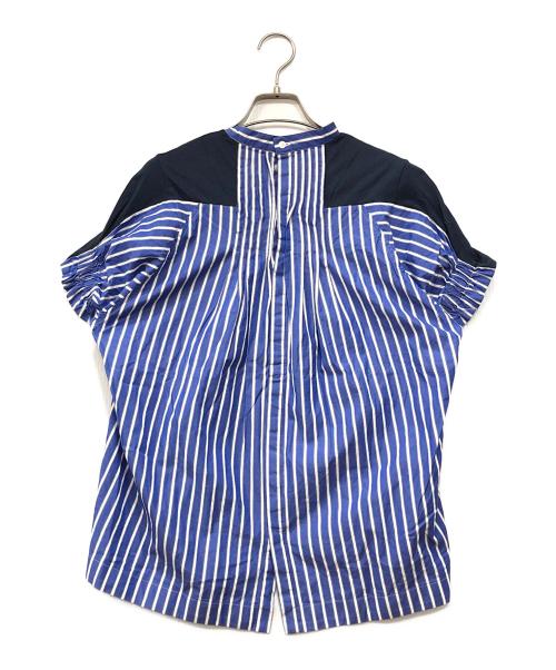 sacai（サカイ）sacai (サカイ) ドッキングS/Sカットソー ネイビー サイズ:1の古着・服飾アイテム