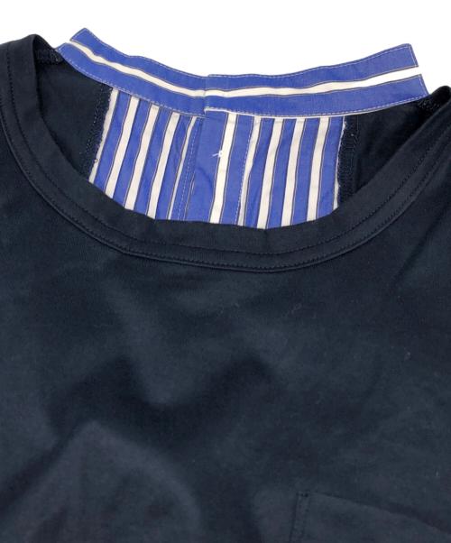 sacai（サカイ）sacai (サカイ) ドッキングS/Sカットソー ネイビー サイズ:1の古着・服飾アイテム