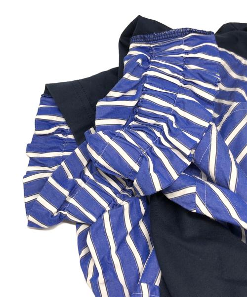 sacai（サカイ）sacai (サカイ) ドッキングS/Sカットソー ネイビー サイズ:1の古着・服飾アイテム