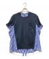 sacai（サカイ）の古着「ドッキングS/Sカットソー」｜ネイビー