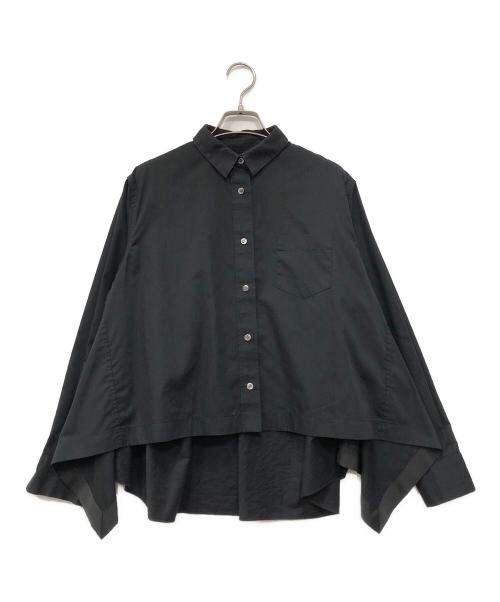 sacai（サカイ）sacai (サカイ) レイヤードシャツ ブラック サイズ:2の古着・服飾アイテム