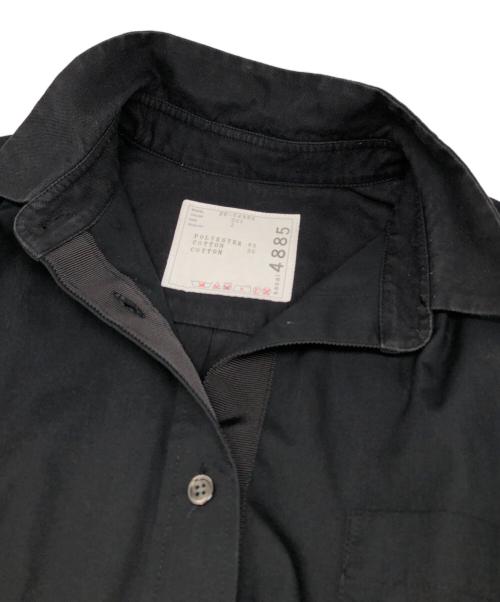 sacai（サカイ）sacai (サカイ) レイヤードシャツ ブラック サイズ:2の古着・服飾アイテム