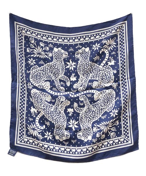 HERMES（エルメス）HERMES (エルメス) カレ55 ネイビー サイズ:下記参照の古着・服飾アイテム