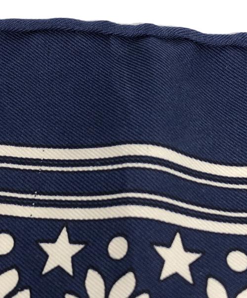 HERMES（エルメス）HERMES (エルメス) カレ55 ネイビー サイズ:下記参照の古着・服飾アイテム