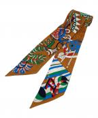 HERMESエルメス）の古着「ツイリースカーフ」｜ブラウン