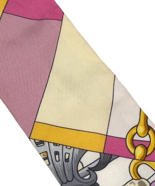 HERMES（エルメス）HERMES (エルメス) Cliquetis ツイリースカーフ イエロー サイズ:下記参照の古着・服飾アイテム