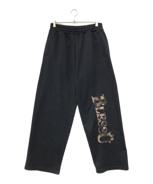 BLESS U（ブレスユー）BLESS U (ブレスユー) camouflage pattern OG logo sweat pants ブラック サイズ:Mの古着・服飾アイテム