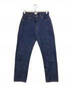 CIOTAシオタ）の古着「スビンコットン13.5ozストレートデニムパン」｜ブルー