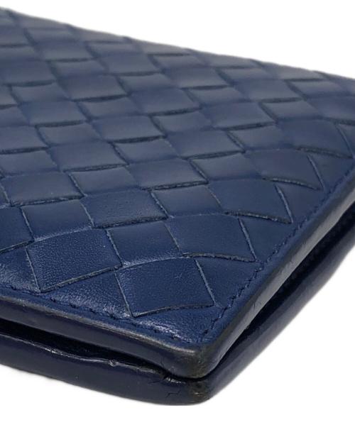 BOTTEGA VENETA（ボッテガベネタ）BOTTEGA VENETA (ボッテガベネタ) 2つ折り財布 ブルー サイズ:下記参照の古着・服飾アイテム