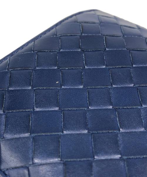 BOTTEGA VENETA（ボッテガベネタ）BOTTEGA VENETA (ボッテガベネタ) 2つ折り財布 ブルー サイズ:下記参照の古着・服飾アイテム