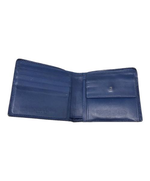 BOTTEGA VENETA（ボッテガベネタ）BOTTEGA VENETA (ボッテガベネタ) 2つ折り財布 ブルー サイズ:下記参照の古着・服飾アイテム