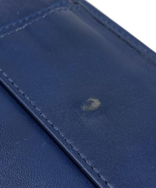 BOTTEGA VENETA（ボッテガベネタ）BOTTEGA VENETA (ボッテガベネタ) 2つ折り財布 ブルー サイズ:下記参照の古着・服飾アイテム