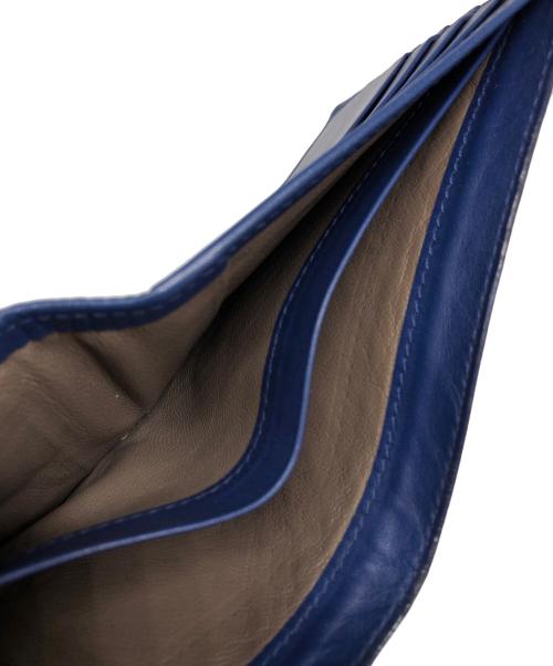 BOTTEGA VENETA（ボッテガベネタ）BOTTEGA VENETA (ボッテガベネタ) 2つ折り財布 ブルー サイズ:下記参照の古着・服飾アイテム