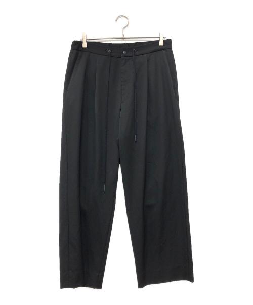 THE RERACS（ザ リラクス）THE RERACS (ザ リラクス) THE EASY SLACKS WIDE ブラック サイズ:46の古着・服飾アイテム