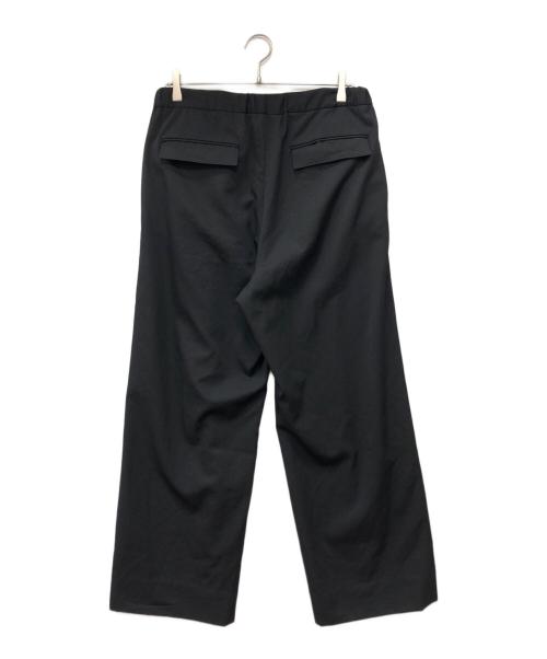 THE RERACS（ザ リラクス）THE RERACS (ザ リラクス) THE EASY SLACKS WIDE ブラック サイズ:46の古着・服飾アイテム