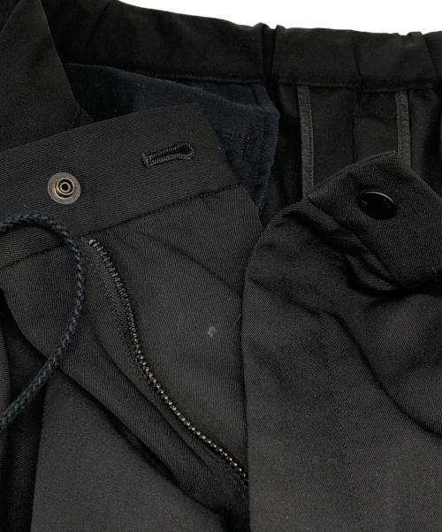 THE RERACS（ザ リラクス）THE RERACS (ザ リラクス) THE EASY SLACKS WIDE ブラック サイズ:46の古着・服飾アイテム