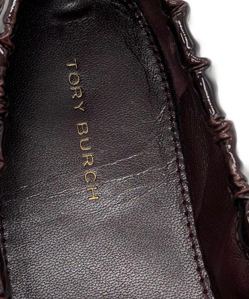 TORY BURCH（トリーバーチ）TORY BURCH (トリーバーチ) バレエローファー ブラウン サイズ:7 1/2Mの古着・服飾アイテム