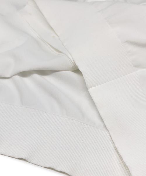 CABAN（キャバン）CABaN (キャバン) ファインポリエステル ハーフスリーブポケットカーディガン ホワイト サイズ:Sの古着・服飾アイテム