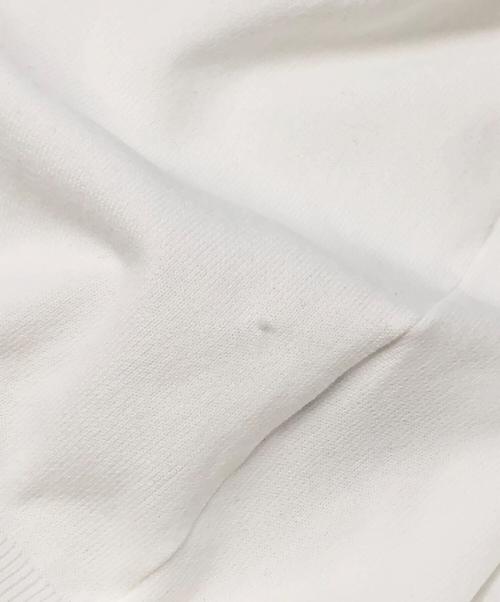 CABAN（キャバン）CABaN (キャバン) ファインポリエステル ハーフスリーブポケットカーディガン ホワイト サイズ:Sの古着・服飾アイテム