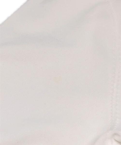 CABAN（キャバン）CABaN (キャバン) ファインポリエステル ハーフスリーブポケットカーディガン ホワイト サイズ:Sの古着・服飾アイテム