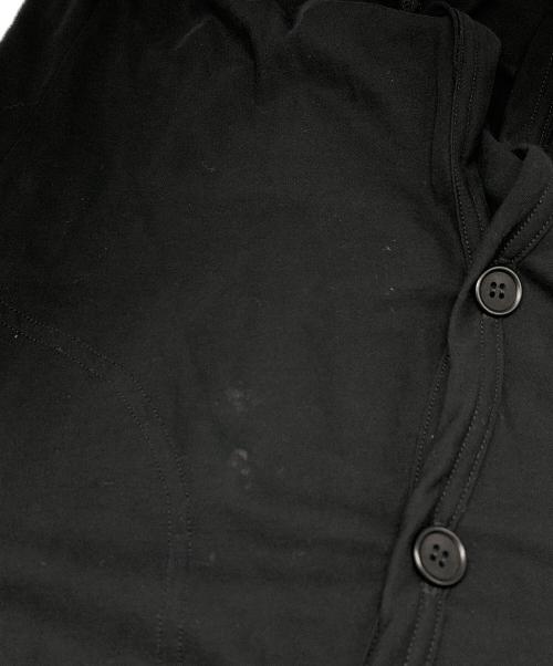 YOHJI YAMAMOTO（ヨウジヤマモト）YOHJI YAMAMOTO (ヨウジヤマモト) 襟付きVネックカーディガン ブラック サイズ:3の古着・服飾アイテム