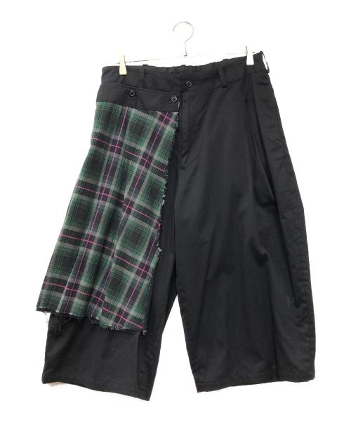 s'yte（サイト）s'yte (サイト) チェックバルーンパンツ ブラック サイズ:3の古着・服飾アイテム