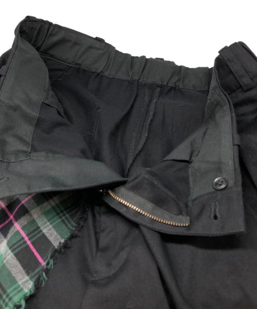 s'yte（サイト）s'yte (サイト) チェックバルーンパンツ ブラック サイズ:3の古着・服飾アイテム