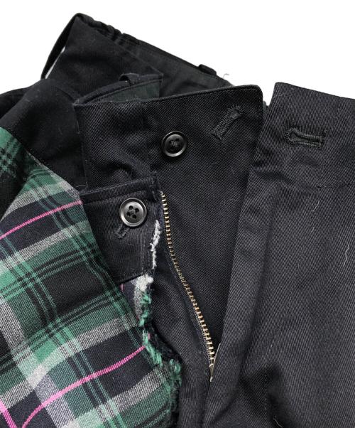 s'yte（サイト）s'yte (サイト) チェックバルーンパンツ ブラック サイズ:3の古着・服飾アイテム