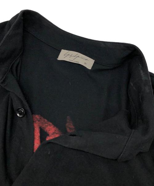 Yohji Yamamoto pour homme（ヨウジヤマモト プールオム）Yohji Yamamoto pour homme (ヨウジヤマモト プールオム) Message Stand Collar Cardigan ブラック サイズ:3の古着・服飾アイテム