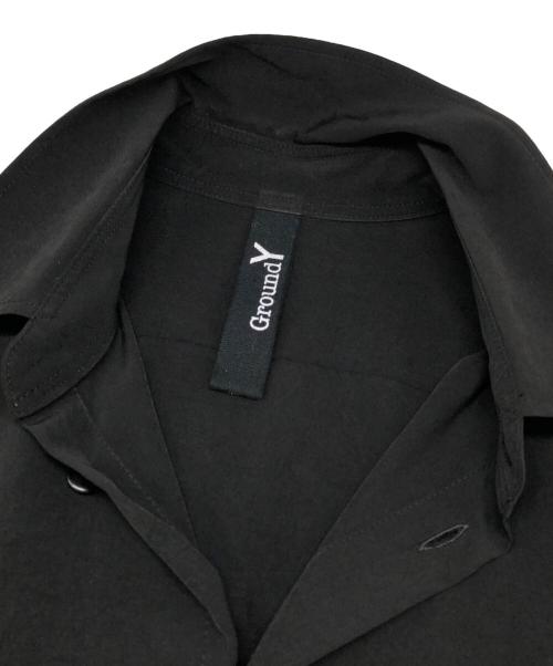 GROUND Y（グラウンドワイ）GROUND Y (グラウンドワイ) Long Dress Shirt ブラック サイズ:3の古着・服飾アイテム