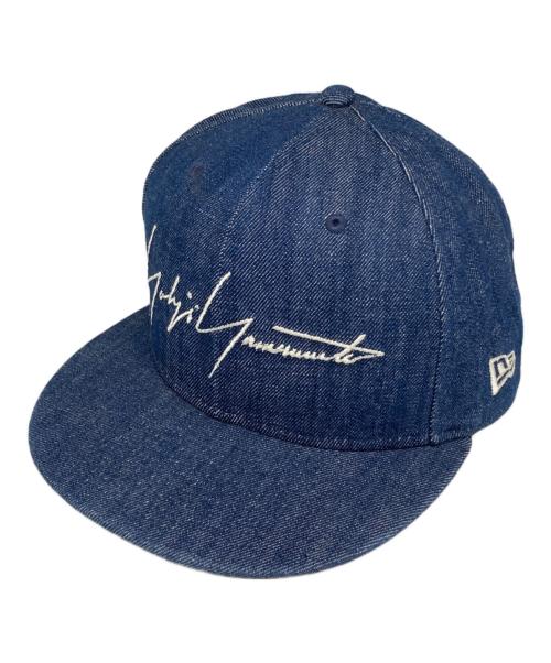 Yohji Yamamoto pour homme（ヨウジヤマモト プールオム）Yohji Yamamoto pour homme (ヨウジヤマモト プールオム) New Era (ニューエラ) キャップ ブルー サイズ:7 1/2の古着・服飾アイテム