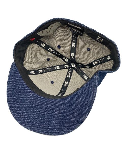 Yohji Yamamoto pour homme（ヨウジヤマモト プールオム）Yohji Yamamoto pour homme (ヨウジヤマモト プールオム) New Era (ニューエラ) キャップ ブルー サイズ:7 1/2の古着・服飾アイテム