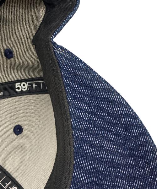 Yohji Yamamoto pour homme（ヨウジヤマモト プールオム）Yohji Yamamoto pour homme (ヨウジヤマモト プールオム) New Era (ニューエラ) キャップ ブルー サイズ:7 1/2の古着・服飾アイテム