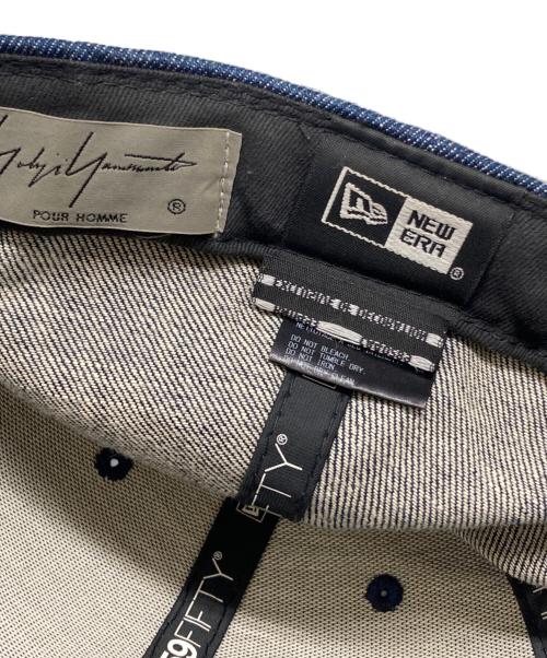 Yohji Yamamoto pour homme（ヨウジヤマモト プールオム）Yohji Yamamoto pour homme (ヨウジヤマモト プールオム) New Era (ニューエラ) キャップ ブルー サイズ:7 1/2の古着・服飾アイテム