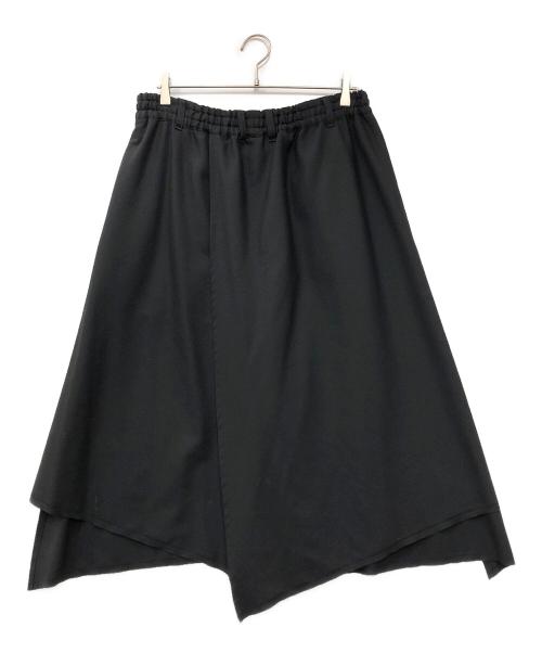 GROUND Y（グラウンドワイ）GROUND Y (グラウンドワイ) gaberdine Pants skirt ブラック サイズ:3の古着・服飾アイテム