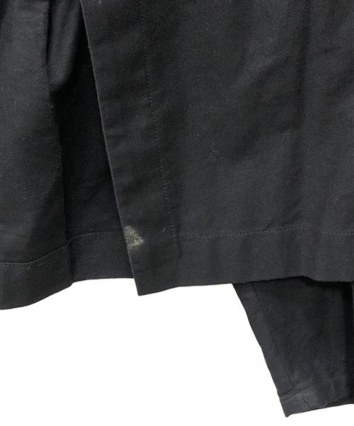 BLACK Scandal Yohji Yamamoto（ブラックスキャンダルヨウジヤマモト）BLACK Scandal Yohji Yamamoto (ブラックスキャンダルヨウジヤマモト) 刺繍ツイル ラップパンツ ブラック サイズ:2の古着・服飾アイテム