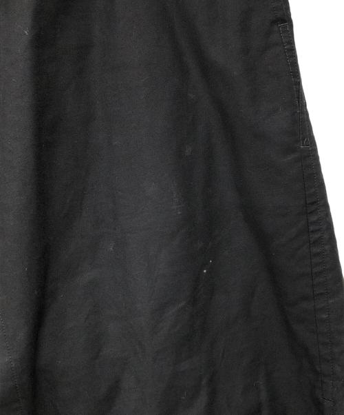 BLACK Scandal Yohji Yamamoto（ブラックスキャンダルヨウジヤマモト）BLACK Scandal Yohji Yamamoto (ブラックスキャンダルヨウジヤマモト) 刺繍ツイル ラップパンツ ブラック サイズ:2の古着・服飾アイテム