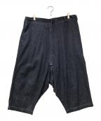 GROUND Yグラウンドワイ）の古着「デニムラップパンツ」｜ブルー