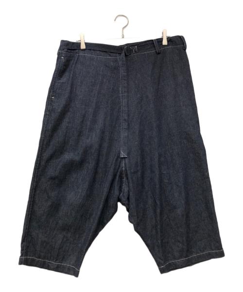 GROUND Y（グラウンドワイ）GROUND Y (グラウンドワイ) デニムラップパンツ ブルー サイズ:3の古着・服飾アイテム