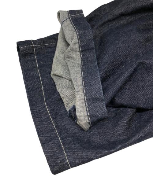 GROUND Y（グラウンドワイ）GROUND Y (グラウンドワイ) デニムラップパンツ ブルー サイズ:3の古着・服飾アイテム